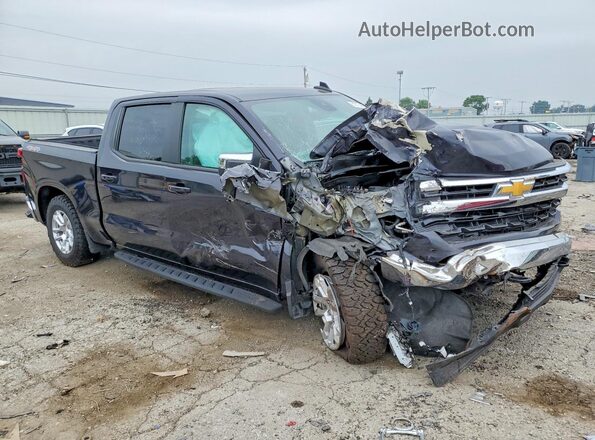 2GCUDDED5R1242938 2024 CHEVROLET SILVERADO Black Front right