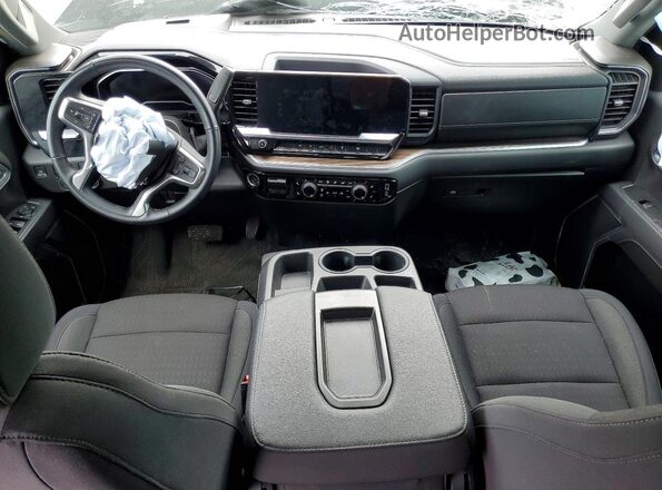2GCUDDED5R1242938 2024 CHEVROLET SILVERADO Black Dashboard view