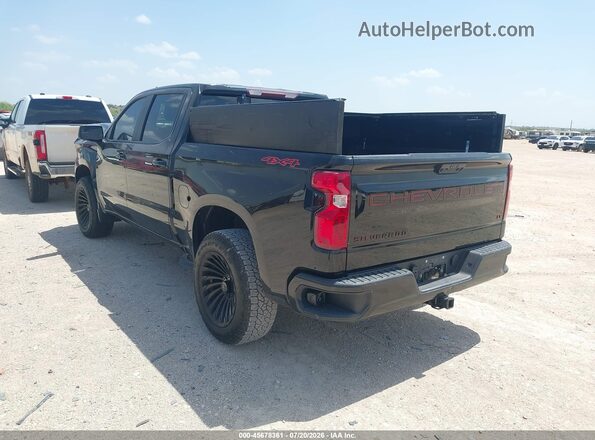 2GCUDDEDXN1518122 2022 CHEVROLET SILVERADO Black Задня ліва чверть