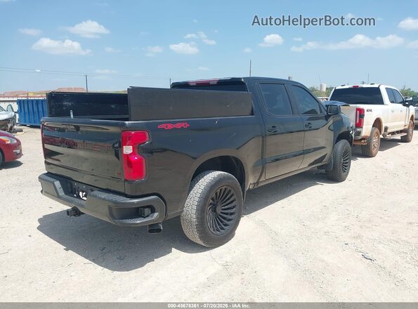 2GCUDDEDXN1518122 2022 CHEVROLET SILVERADO Black Задня права чверть