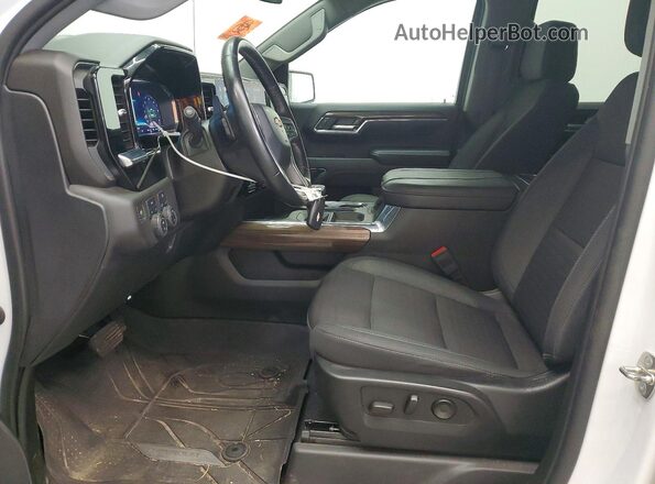 2GCUDDEDXP1153847 2023 CHEVROLET SILVERADO White Вид салону спереду