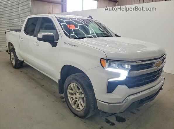 2GCUDDEDXP1153847 2023 CHEVROLET SILVERADO White Передня права чверть