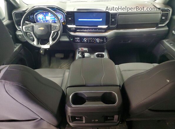 2GCUDDEDXP1153847 2023 CHEVROLET SILVERADO White Вид панелі приладів