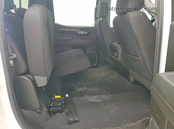 2GCUDDEDXP1153847 2023 CHEVROLET SILVERADO White Вид задніх сидінь