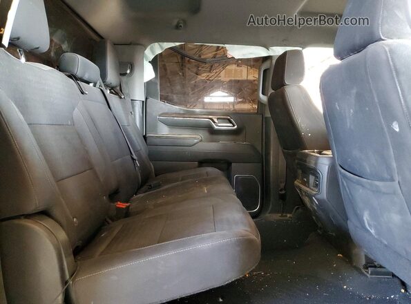2GCUDEED1P1118975 2023 CHEVROLET SILVERADO Black Հետևի նստատեղերի տեսք