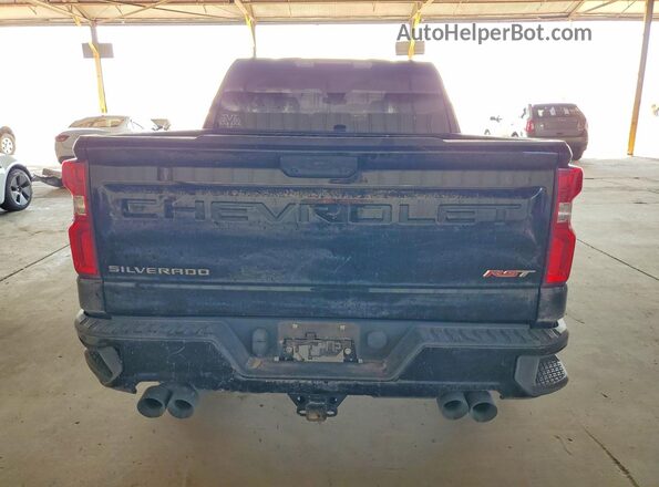 2GCUDEED1P1118975 2023 CHEVROLET SILVERADO Black Հետևի տեսք
