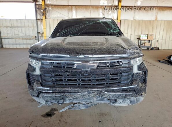 2GCUDEED1P1118975 2023 CHEVROLET SILVERADO Black Դիմացի տեսք