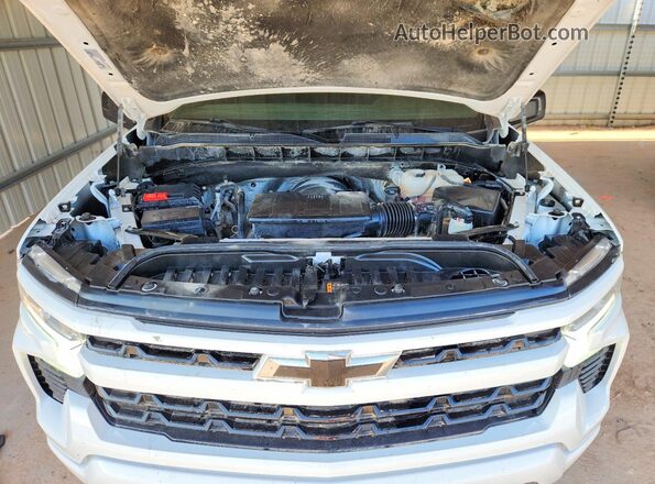 2GCUDEED1P1126445 2023 CHEVROLET SILVERADO White Widok wnętrza z tyłu