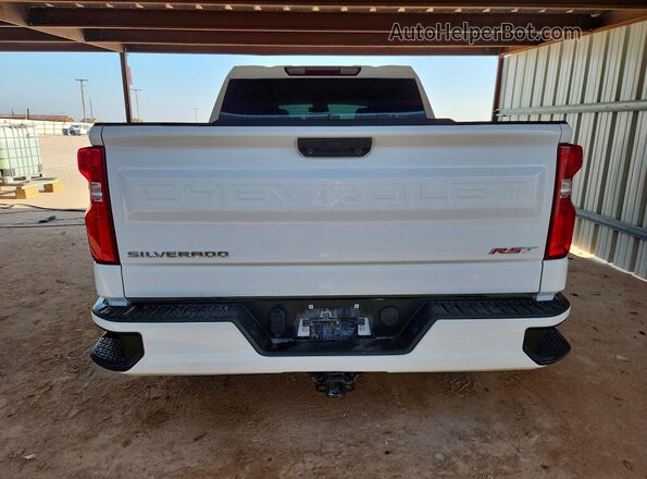 2GCUDEED1P1126445 2023 CHEVROLET SILVERADO White Widok z tyłu