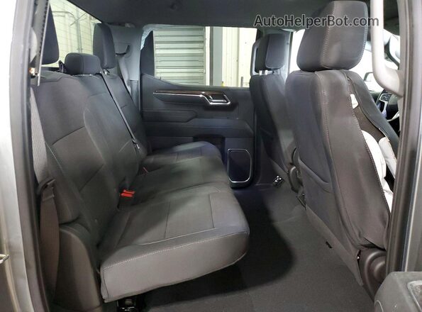 2GCUDEED3P1155770 2023 CHEVROLET SILVERADO Gray Widok tylnych siedzeń