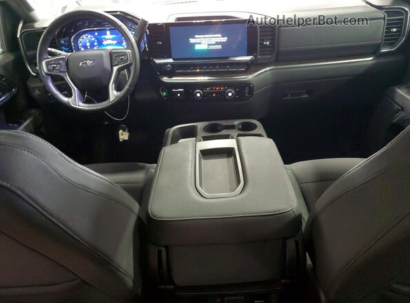 2GCUDEED3P1155770 2023 CHEVROLET SILVERADO Gray Widok deski rozdzielczej