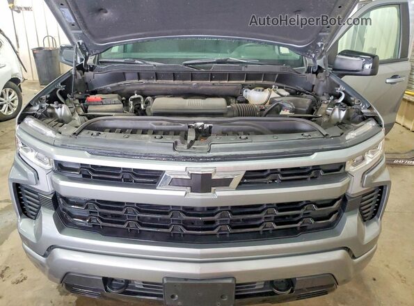 2GCUDEED3P1155770 2023 CHEVROLET SILVERADO Gray Widok wnętrza z tyłu