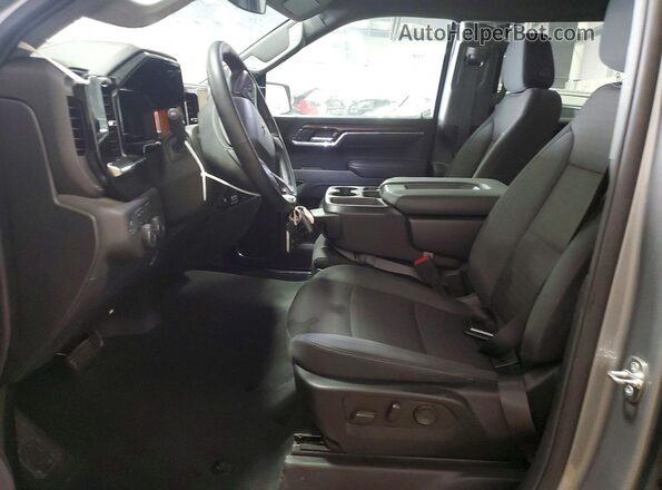 2GCUDEED3P1155770 2023 CHEVROLET SILVERADO Gray Widok wnętrza z przodu