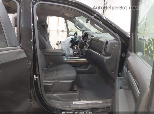 2GCUDEED4R1235761 2024 CHEVROLET SILVERADO Black Вид салону спереду