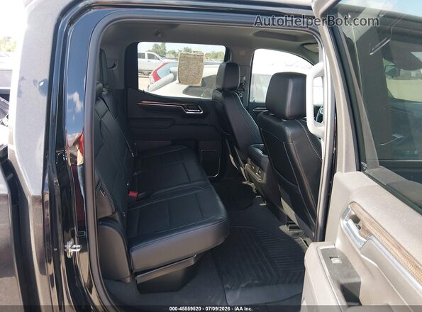2GCUDEED6P1107423 2023 CHEVROLET SILVERADO Black VIN კოდის სტიკერის ხედი