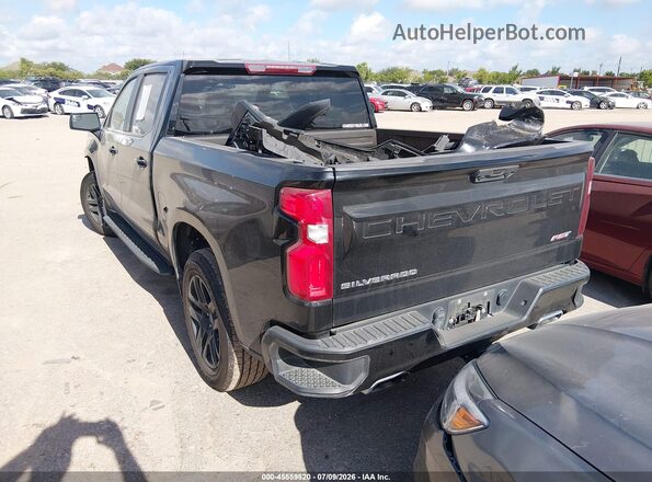 2GCUDEED6P1107423 2023 CHEVROLET SILVERADO Black უკანა მარცხენა