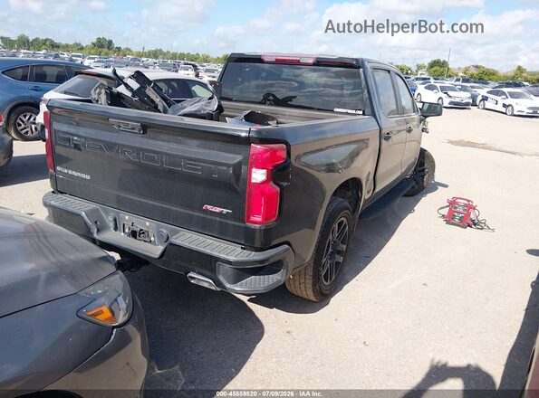 2GCUDEED6P1107423 2023 CHEVROLET SILVERADO Black უკანა მარჯვენა