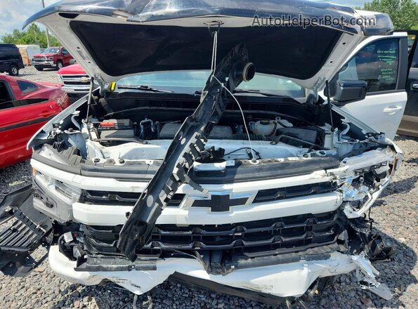 2GCUDEED6P1151857 2023 CHEVROLET SILVERADO White Rear interior view