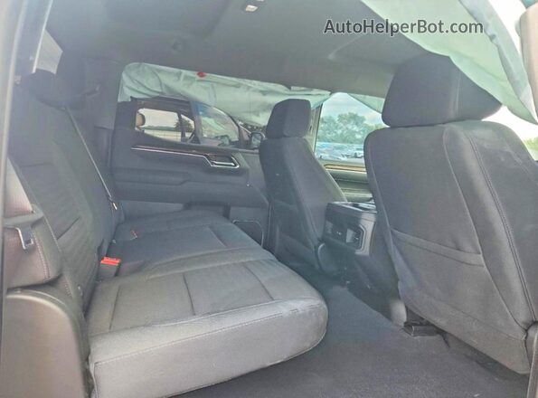2GCUDEED6P1151857 2023 CHEVROLET SILVERADO White Rear seats view