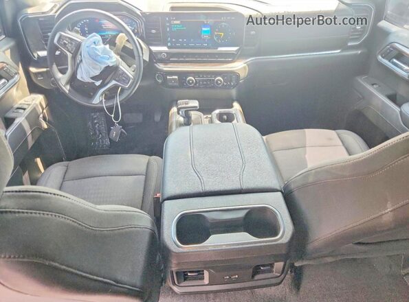2GCUDEED6P1151857 2023 CHEVROLET SILVERADO White Dashboard view