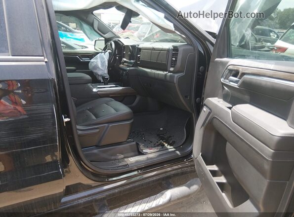 2GCUDEED7P1113909 2023 CHEVROLET SILVERADO Black წინა სალონის ხედი