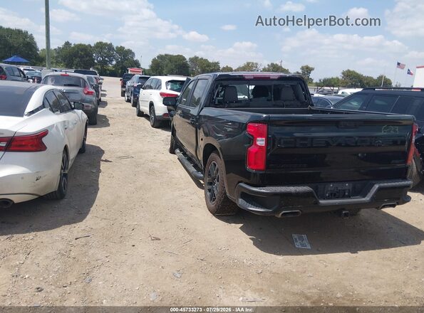 2GCUDEED7P1113909 2023 CHEVROLET SILVERADO Black უკანა მარცხენა