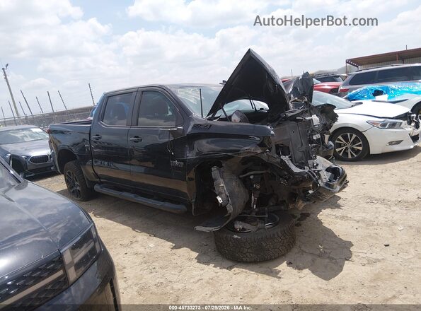 2GCUDEED7P1113909 2023 CHEVROLET SILVERADO Black უკანა სალონის ხედი