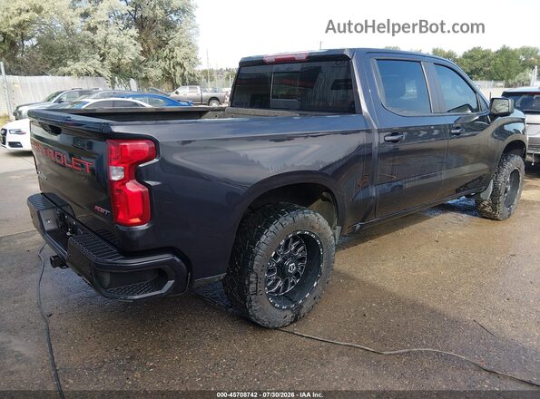 2GCUDEED8P1113594 2023 CHEVROLET SILVERADO Черный Задняя правая четверть