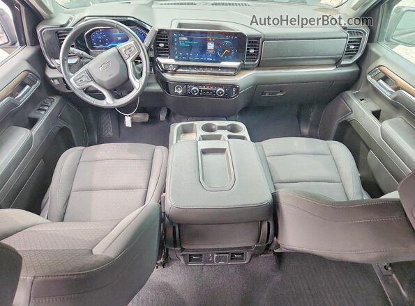 2GCUDEED9R1132335 2024 CHEVROLET SILVERADO Black Widok deski rozdzielczej