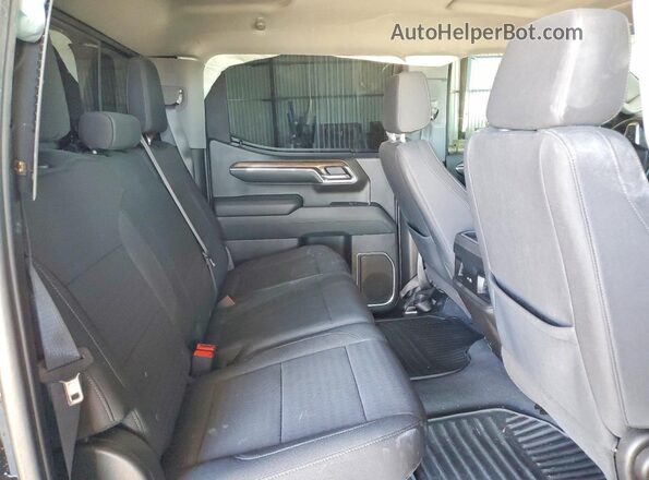 2GCUDEEDXP1151103 2023 CHEVROLET SILVERADO Black Vista de los asientos traseros