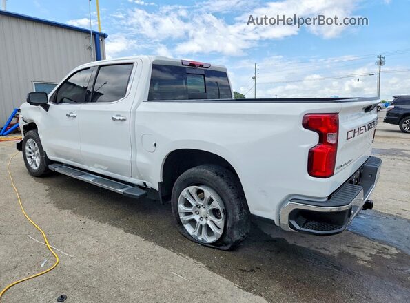 2GCUDGED1N1503817 2022 CHEVROLET SILVERADO White Trasero izquierdo