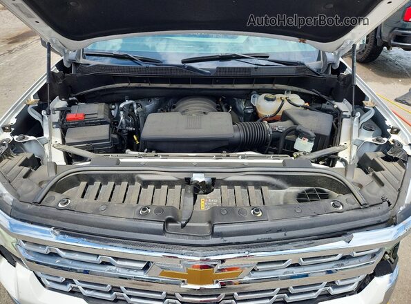 2GCUDGED1N1503817 2022 CHEVROLET SILVERADO White Vista interior trasera