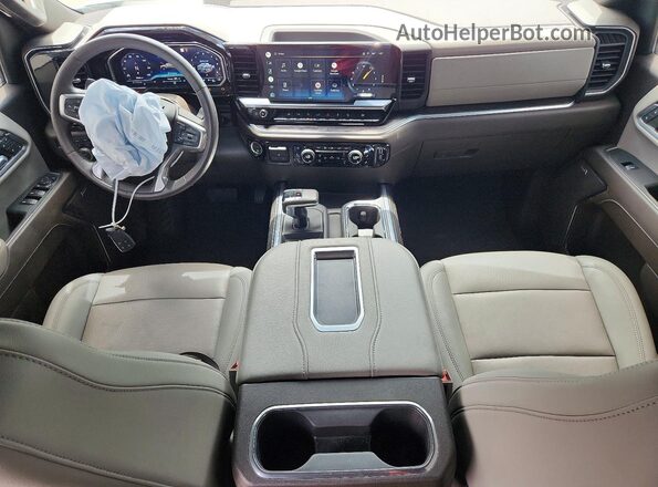 2GCUDGED1N1503817 2022 CHEVROLET SILVERADO White Vista del salpicadero