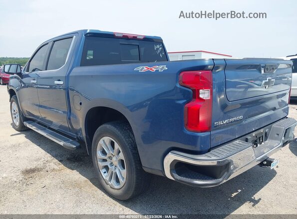 2GCUDGED3R1158540 2024 CHEVROLET SILVERADO Blue უკანა მარცხენა