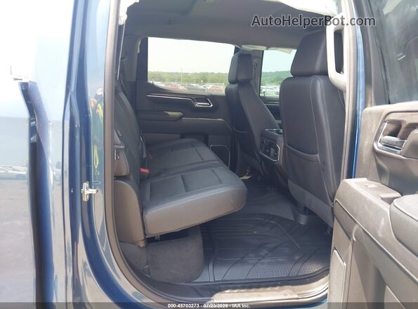 2GCUDGED3R1158540 2024 CHEVROLET SILVERADO Blue VIN კოდის სტიკერის ხედი