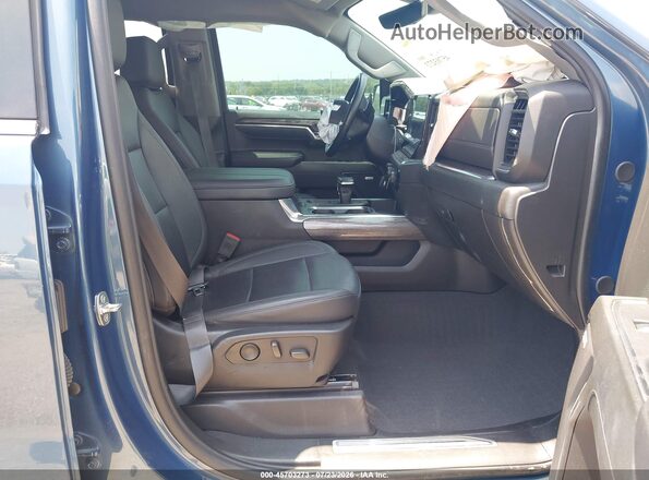 2GCUDGED3R1158540 2024 CHEVROLET SILVERADO Blue წინა სალონის ხედი