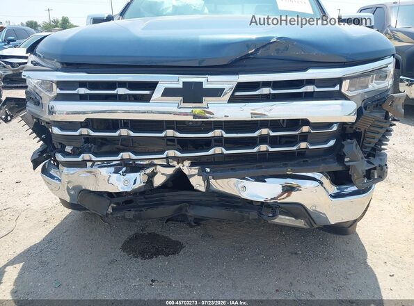 2GCUDGED3R1158540 2024 CHEVROLET SILVERADO Blue წინა ხედი
