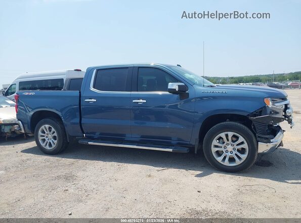 2GCUDGED3R1158540 2024 CHEVROLET SILVERADO Blue უკანა სალონის ხედი