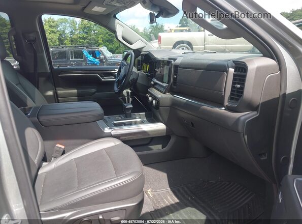 2GCUDGED4R1271767 2024 CHEVROLET SILVERADO Pewter Widok wnętrza z przodu