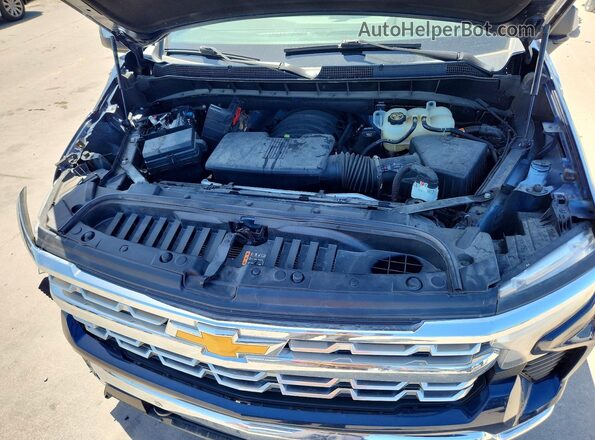 2GCUDGED7N1501666 2022 CHEVROLET SILVERADO Blue Вид задньої частини салону