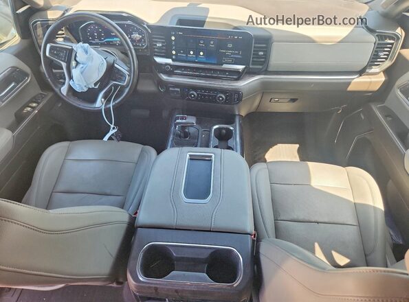 2GCUDGED7N1501666 2022 CHEVROLET SILVERADO Blue Вид панелі приладів