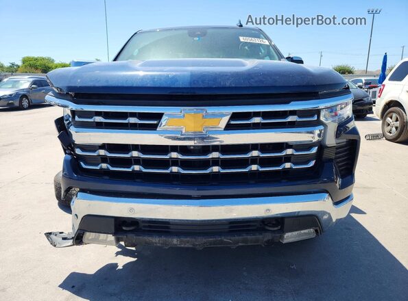 2GCUDGED7N1501666 2022 CHEVROLET SILVERADO Blue Вид спереду