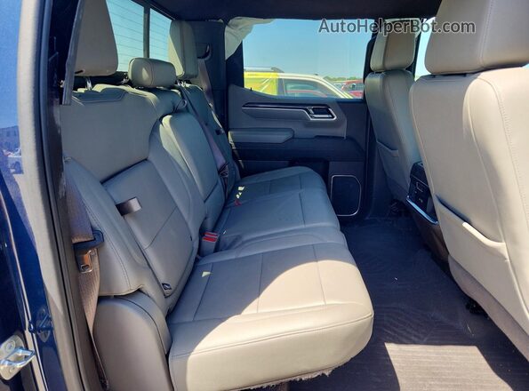 2GCUDGED7N1501666 2022 CHEVROLET SILVERADO Blue Вид задніх сидінь