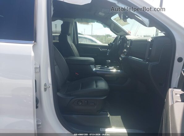 2GCUDGEDXP1112068 2023 CHEVROLET SILVERADO White Вид салону спереду