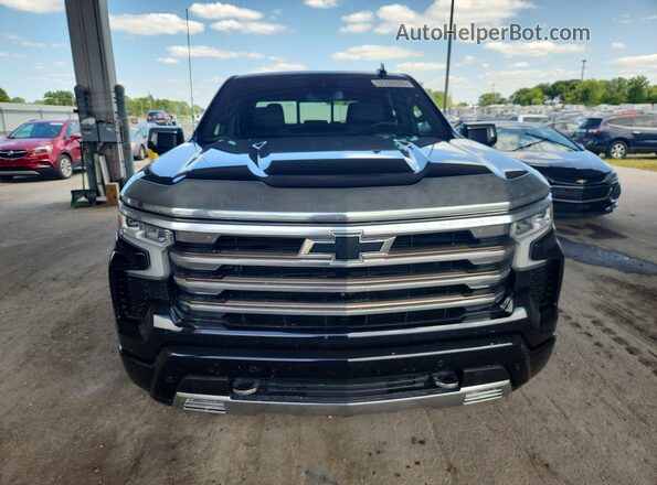 2GCUDJED2N1500633 2022 CHEVROLET SILVERADO Black Widok z przodu