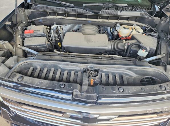2GCUDJED2N1500633 2022 CHEVROLET SILVERADO Black Widok wnętrza z tyłu