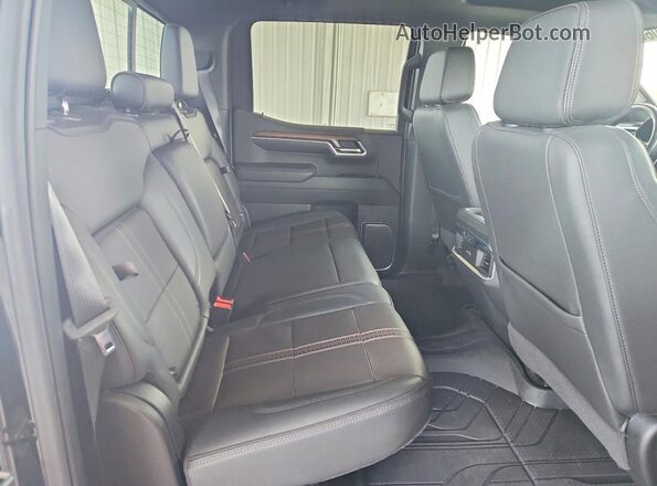2GCUDJED2N1500633 2022 CHEVROLET SILVERADO Black Widok tylnych siedzeń