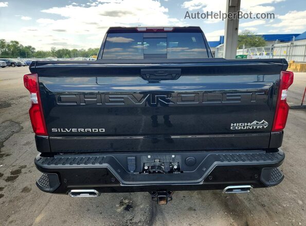 2GCUDJED2N1500633 2022 CHEVROLET SILVERADO Black Widok z tyłu