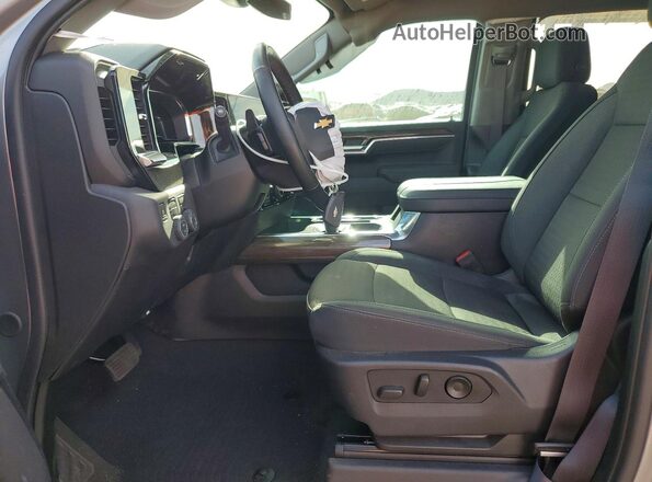 2GCUKDED2S1186677 2025 CHEVROLET SILVERADO Gray წინა სალონის ხედი