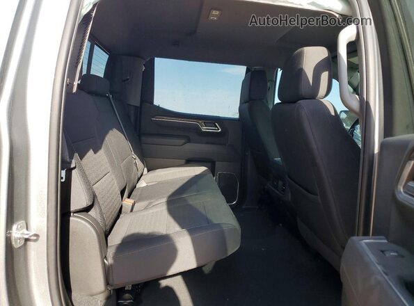 2GCUKDED2S1186677 2025 CHEVROLET SILVERADO Gray უკანა სავარძლების ხედი